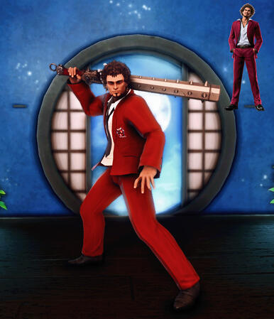 2nd Place: Jarek Basu - Ichiban Kasuga from Yakuza